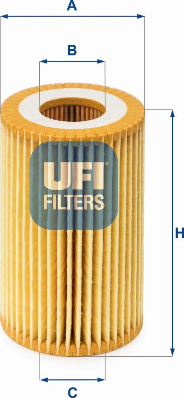 UFI 25.022.00 - Oil Filter autospares.lv