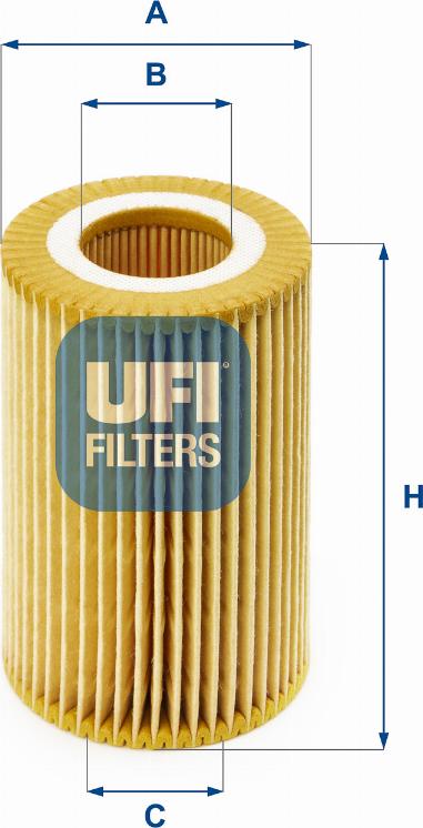 UFI 25.074.00 - Oil Filter autospares.lv