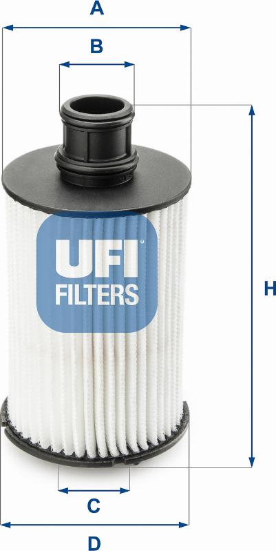 UFI 25.073.02 - Oil Filter autospares.lv