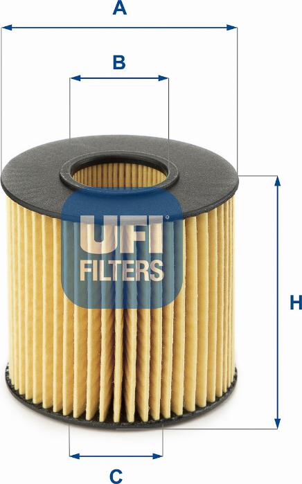 UFI 25.196.00 - Oil Filter autospares.lv