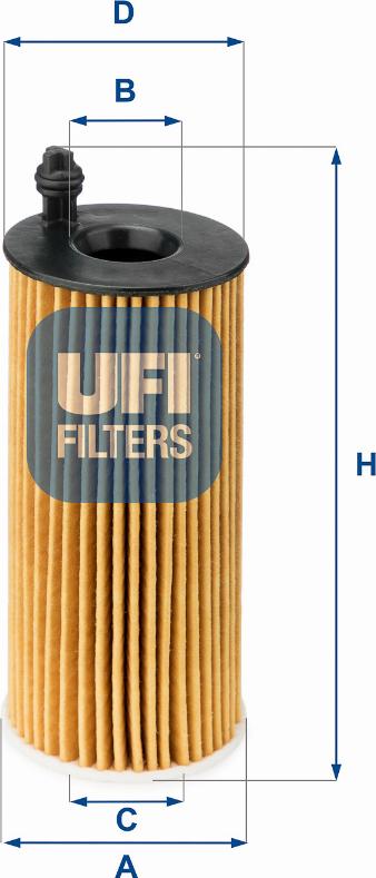 UFI 25.142.00 - Oil Filter autospares.lv