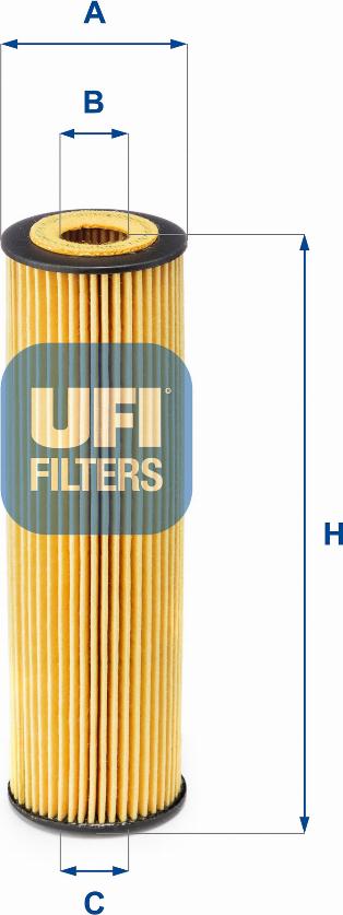 UFI 25.155.00 - Oil Filter autospares.lv