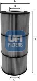 UFI 25.156.00 - Oil Filter autospares.lv