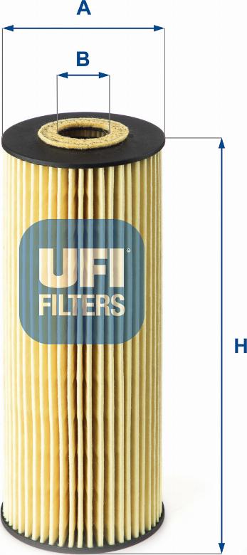 UFI 25.162.00 - Oil Filter autospares.lv