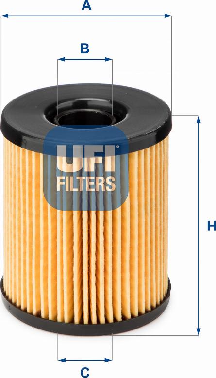 UFI 25.115.00 - Oil Filter autospares.lv