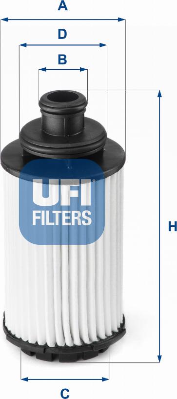 UFI 25.118.00 - Oil Filter autospares.lv