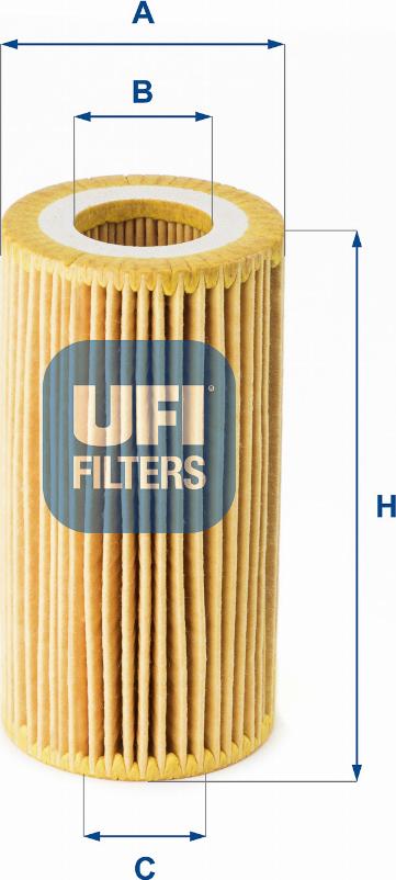 UFI 25.180.00 - Oil Filter autospares.lv