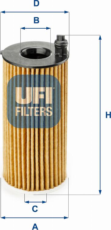 UFI 25.188.00 - Oil Filter autospares.lv