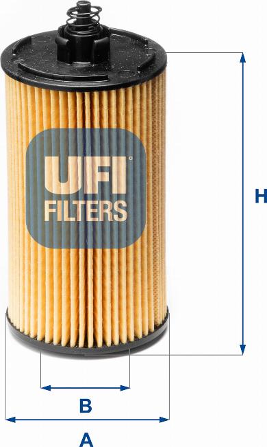 UFI 25.183.00 - Oil Filter autospares.lv