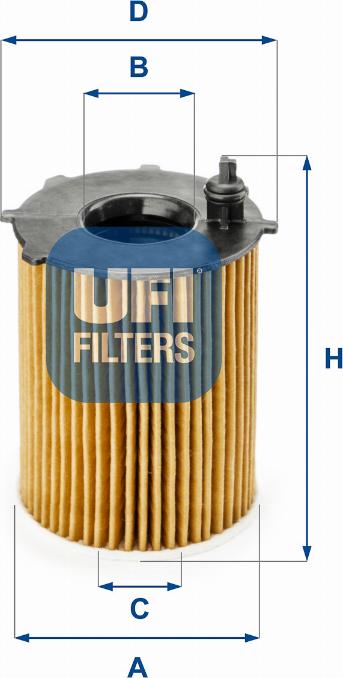 UFI 25.187.00 - Oil Filter autospares.lv