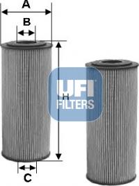 UFI 25.133.00 - Oil Filter autospares.lv