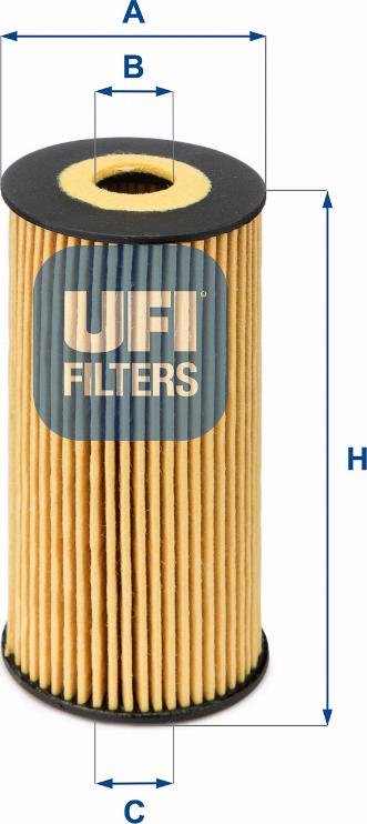 UFI 25.170.00 - Oil Filter autospares.lv