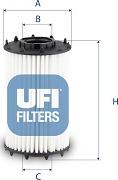 UFI 25.259.00 - Oil Filter autospares.lv