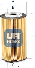 UFI 25.260.00 - Oil Filter autospares.lv