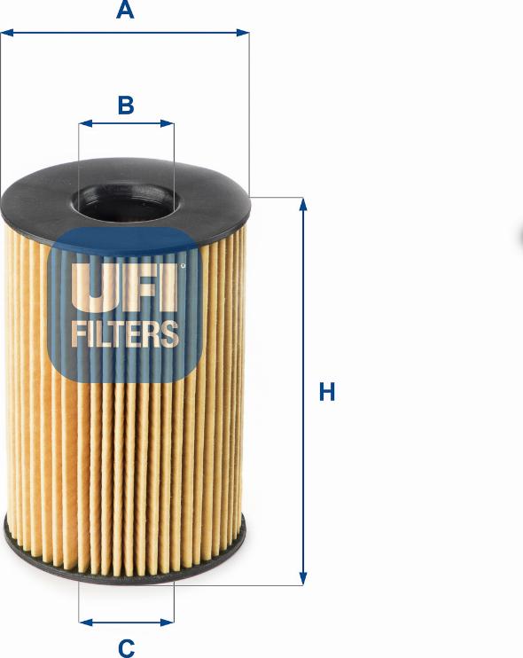 UFI 25.201.00 - Oil Filter autospares.lv