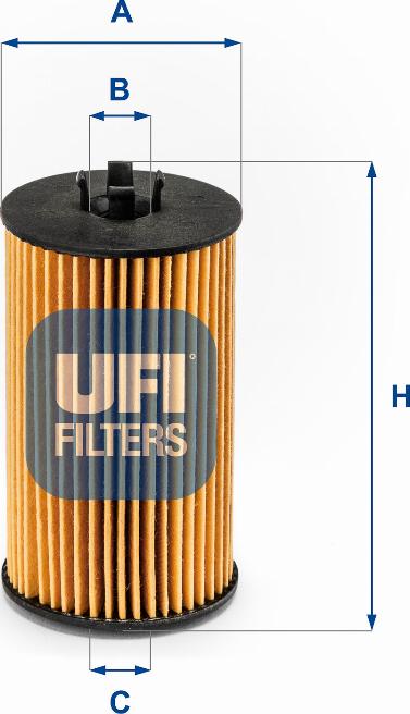 UFI 25.225.00 - Oil Filter autospares.lv