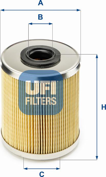 UFI 26.695.00 - Fuel filter autospares.lv