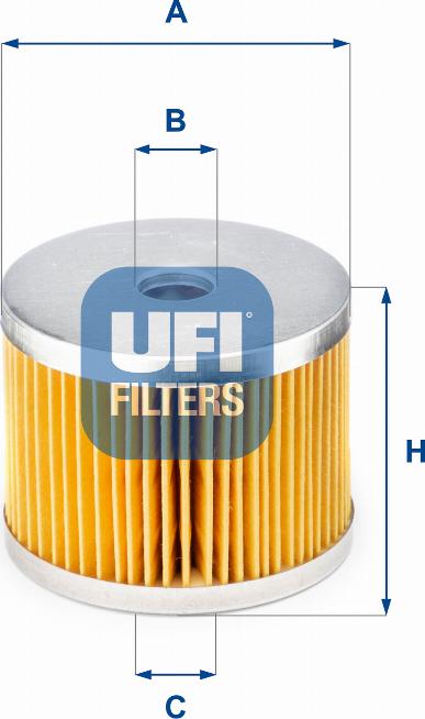 UFI 26.652.00 - Fuel filter autospares.lv