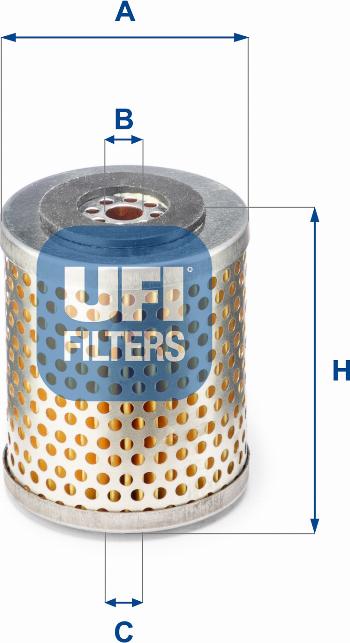 UFI 26.663.00 - Fuel filter autospares.lv