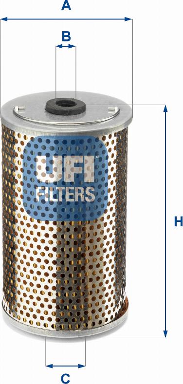 UFI 26.604.00 - Fuel filter autospares.lv