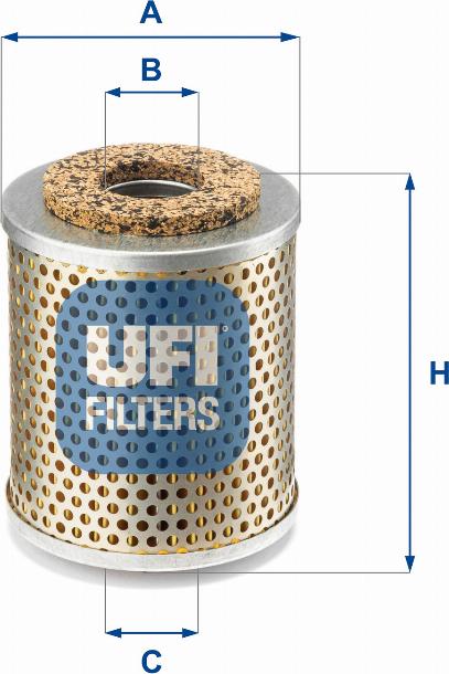 UFI 26.606.00 - Fuel filter autospares.lv