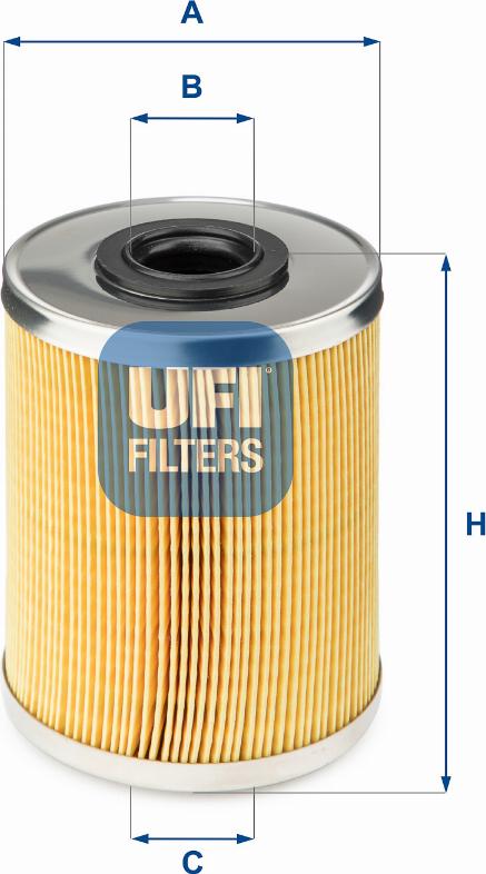 UFI 26.687.00 - Fuel filter autospares.lv