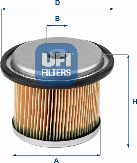 UFI 26.676.00 - Fuel filter autospares.lv