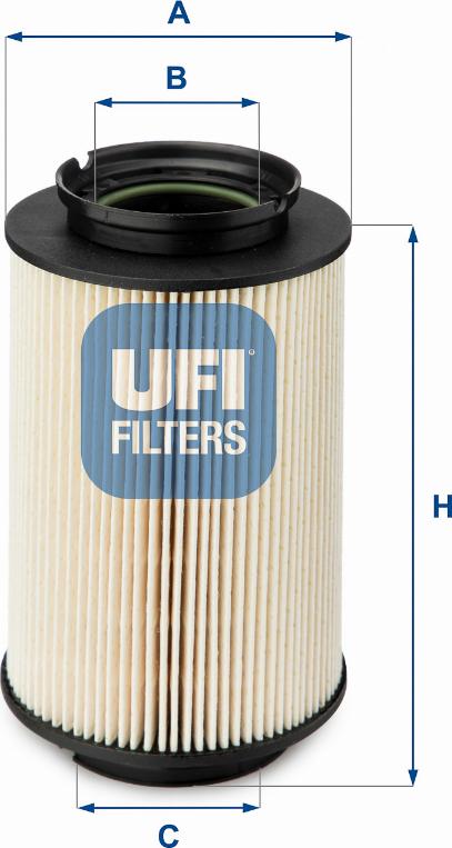 UFI 26.014.00 - Fuel filter autospares.lv