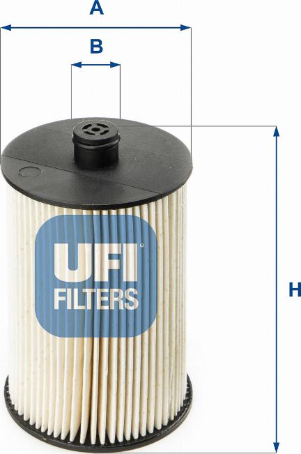 UFI 26.018.00 - Fuel filter autospares.lv