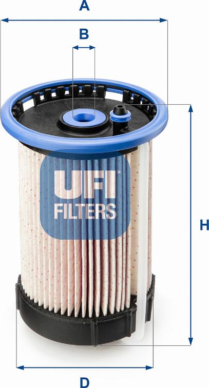 UFI 26.032.00 - Fuel filter autospares.lv