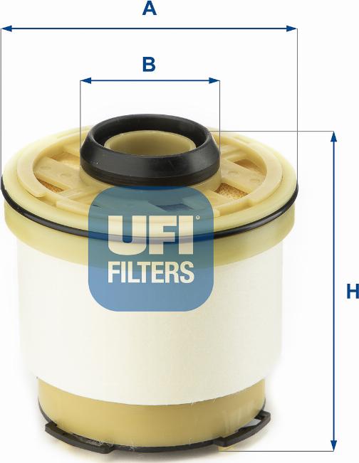 UFI 26.102.00 - Fuel filter autospares.lv