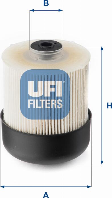 UFI 26.115.00 - Fuel filter autospares.lv