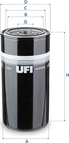 UFI 23.412.00 - Oil Filter autospares.lv
