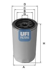 UFI 23.595.00 - Oil Filter autospares.lv