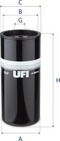 UFI 23.503.00 - Oil Filter autospares.lv