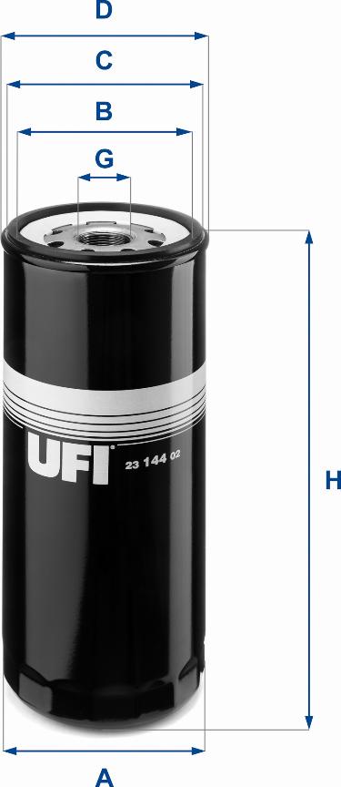 UFI 23.144.02 - Oil Filter autospares.lv