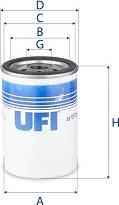 UFI 23.117.00 - Oil Filter autospares.lv