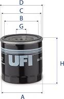 UFI 23.751.00 - Oil Filter autospares.lv