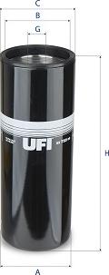 UFI 23.733.00 - Oil Filter autospares.lv