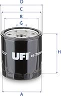 UFI 23.721.00 - Oil Filter autospares.lv