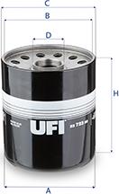 UFI 23.723.00 - Oil Filter autospares.lv