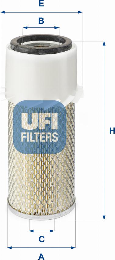 UFI 27.924.00 - Air Filter, engine autospares.lv