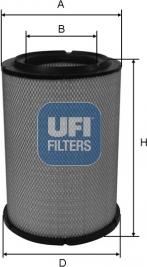 UFI 27.B39.00 - Air Filter, engine autospares.lv
