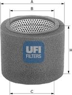 UFI 27.065.00 - Air Filter, engine autospares.lv