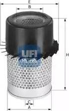 UFI 27.997.00 - Air Filter, engine autospares.lv