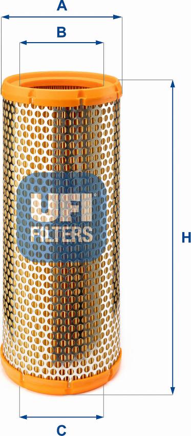 UFI 27.084.00 - Air Filter, engine autospares.lv