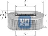 UFI 27.162.00 - Air Filter, engine autospares.lv