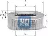 UFI 27.109.00 - Air Filter, engine autospares.lv