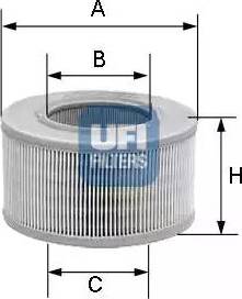 UFI 30.875.01 - Air Filter, engine autospares.lv