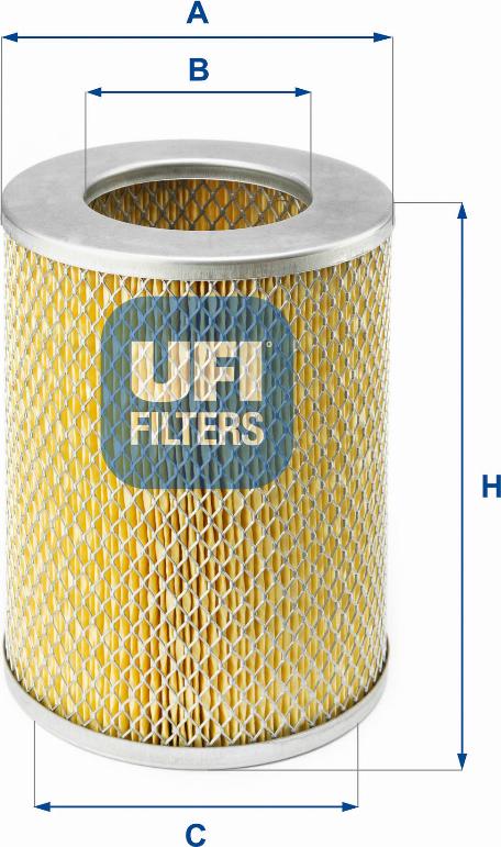 UFI 27.140.00 - Air Filter, engine autospares.lv